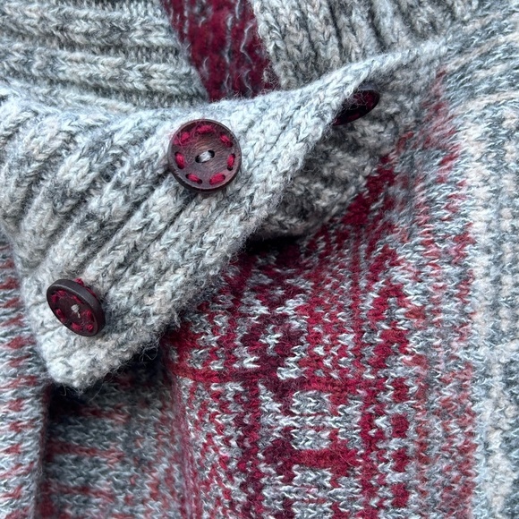 Free People Willow Poncho Sweater Pullover Multicolor Alpaca Blend Size XS - Picture 7 of 11